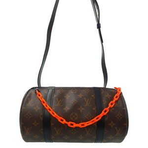 Louis Vuitton Monogram Leather Brown Polochon Shoulder Bag